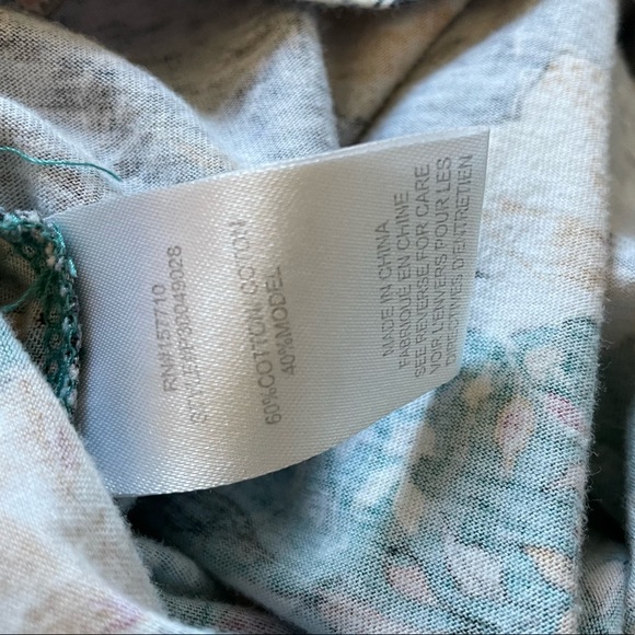 Alkamy Blue Flutter Sleeve Tee - Picture 4 of 7